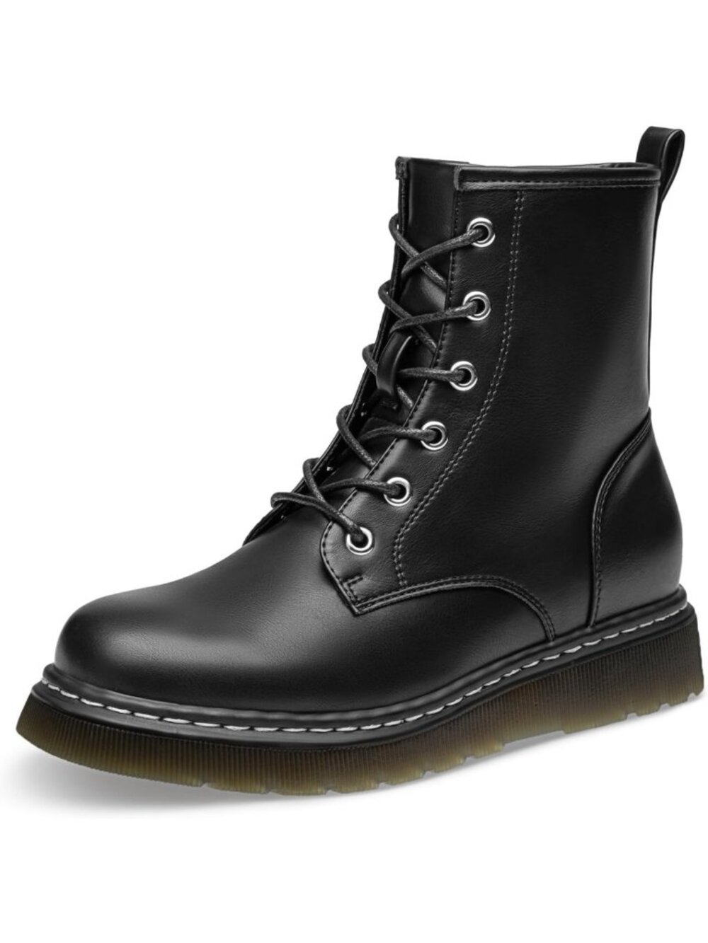 Stylish Women's Lace-Up Low Platform Combat Ankle Boots for Trendy Outfits